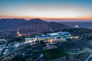 天泰山酒店夜景 Tiantai Holiday Hot Spring Golf club